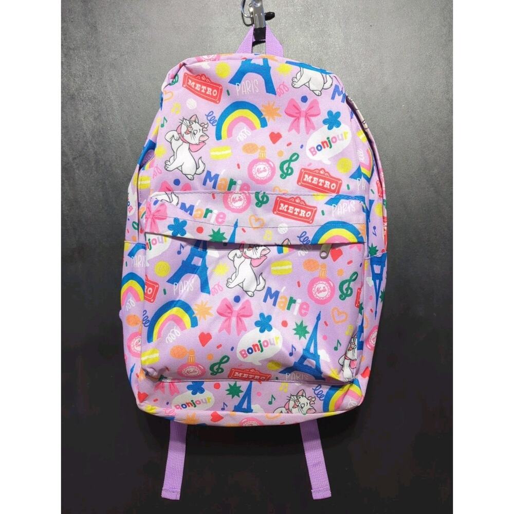 Disney Aristocats Backpack 17" Unique Cute Paris Marie